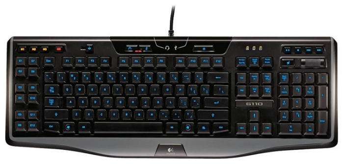  Logitech Gaming Keyboard G110 Black USB